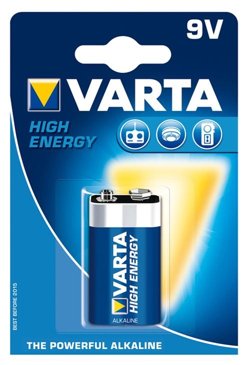 VARTA Longlife POWER 9V alkaline 4922/6LR61/MN1604/E-block