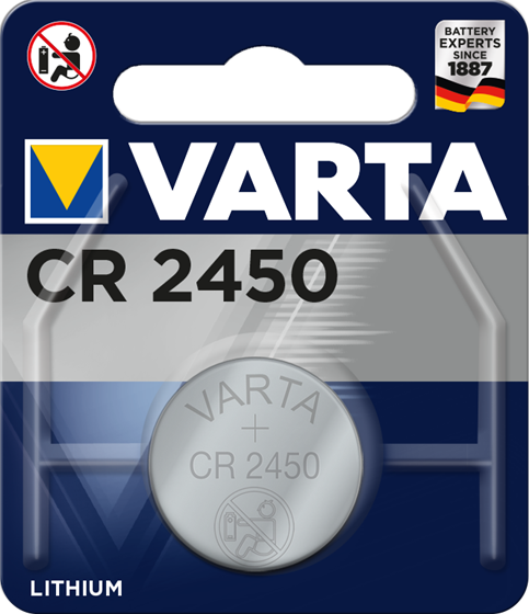 CR2450  VARTA lithium, 3V